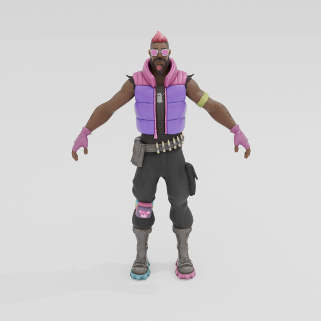 Brite Blaster - Fortnite Modelo 3D .c4d .max .obj .3ds .fbx .stl .blend 