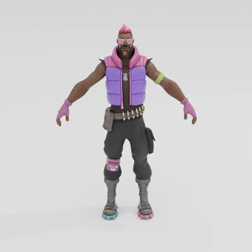 Brite Blaster - Fortnite 3D Model .c4d .max .obj .3ds .fbx .stl .blend