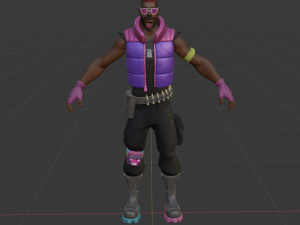 Brite Blaster - Fortnite Modelo 3D