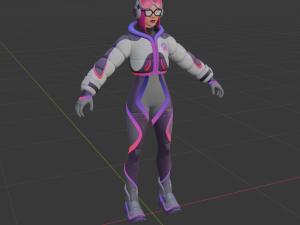 Trailblazer Lynx - Fortnite 3D Модель