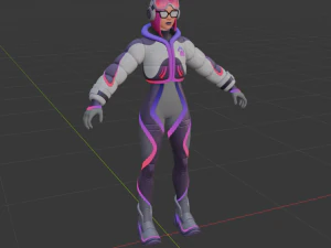 Trailblazer Lynx - Fortnite 3D Model
