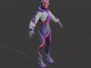 Trailblazer Lynx - Fortnite 3D Model
