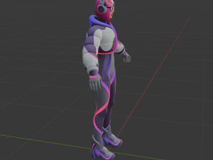 Trailblazer Lynx - Fortnite 3D Model