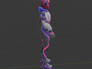 Trailblazer Lynx - Fortnite 3D Model