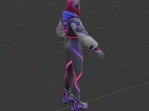 Trailblazer Lynx - Fortnite 3D Модель