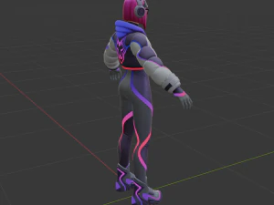 Trailblazer Lynx - Fortnite 3D Model