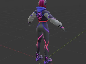 Trailblazer Lynx - Fortnite 3D Model