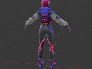 Trailblazer Lynx - Fortnite 3D Model