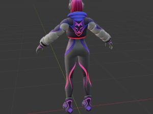 Trailblazer Lynx - Fortnite 3D Model