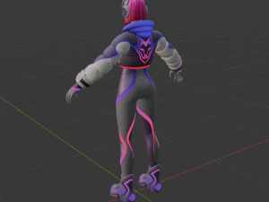 Trailblazer Lynx - Fortnite 3D Model