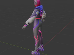 Trailblazer Lynx - Fortnite 3D Model