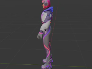 Trailblazer Lynx - Fortnite 3D Model