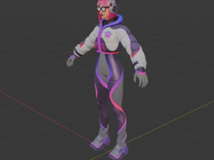 Trailblazer Lynx - Fortnite 3D Model