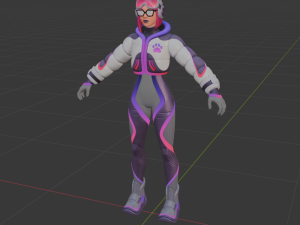 Trailblazer Lynx - Fortnite 3D Модель