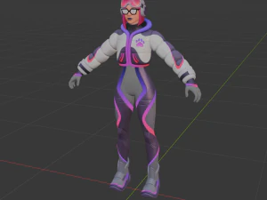 Trailblazer Lynx - Fortnite 3D Model