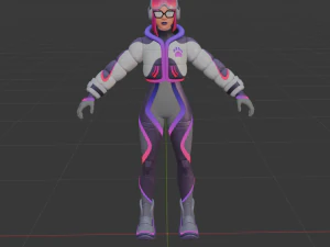 Trailblazer Lynx - Fortnite 3D Model