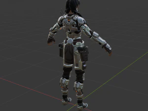 ScrapKnight Jules - Fortnite 3D Model