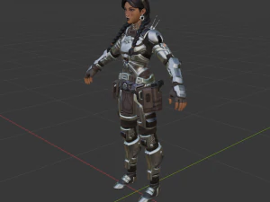 ScrapKnight Jules - Fortnite 3D Model