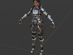 ScrapKnight Jules - Fortnite 3D Model
