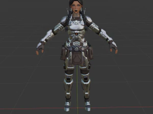 ScrapKnight Jules - Fortnite 3D Model