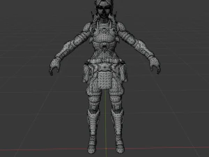 ScrapKnight Jules - Fortnite 3D Model