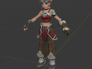 Sylvie - Fortnite Model 3D