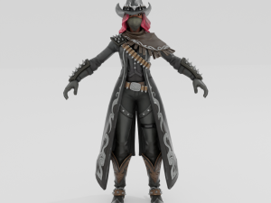 Quickdraw Calamity - Fortnite 3D Model