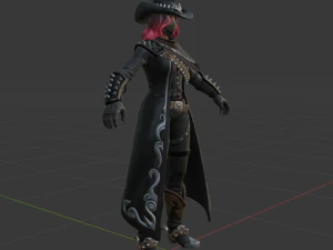 Quickdraw Calamity - Fortnite 3D Model