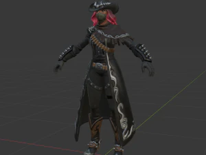 Quickdraw Calamity - Fortnite 3D Model