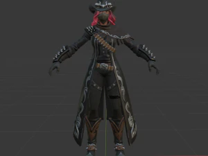 Quickdraw Calamity - Fortnite 3D Model