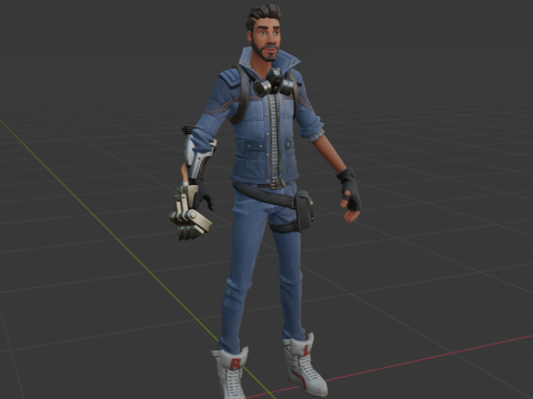 Range Deadeye - Fortnite 3D Model