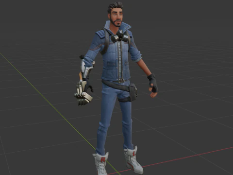 Range Deadeye - Fortnite 3D Model