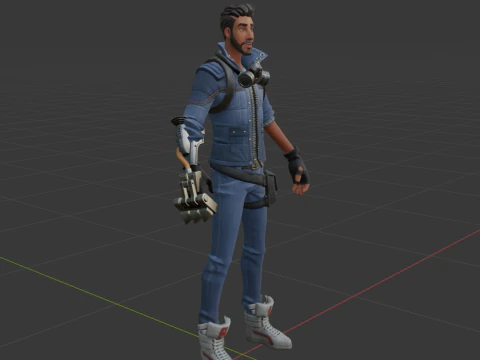 Range Deadeye - Fortnite 3D Model