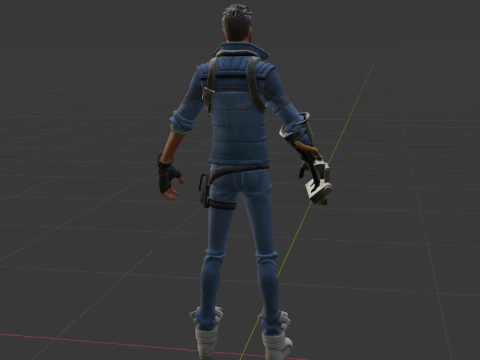 Range Deadeye - Fortnite 3D Model