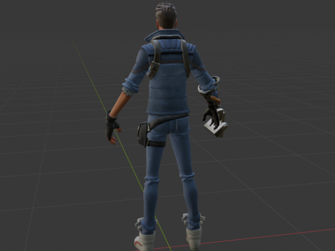 Range Deadeye - Fortnite 3D Model