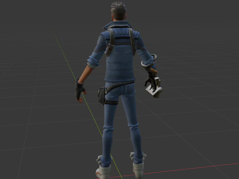 Range Deadeye - Fortnite 3D Model