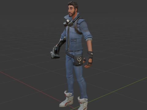 Range Deadeye - Fortnite 3D Model