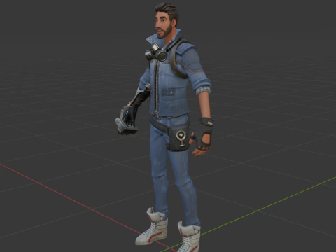 Range Deadeye - Fortnite 3D Model