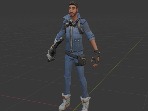 Range Deadeye - Fortnite 3D Model