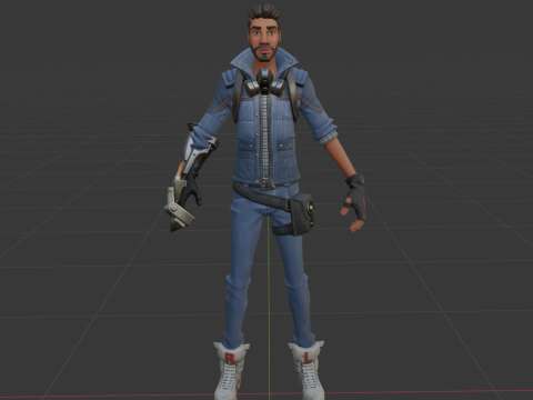 Range Deadeye - Fortnite 3D Model