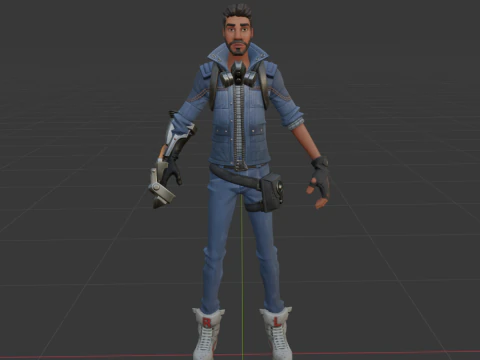 Range Deadeye - Fortnite 3D Model