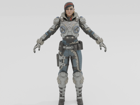 Kate Diaz - Fortnite 3Dモデル