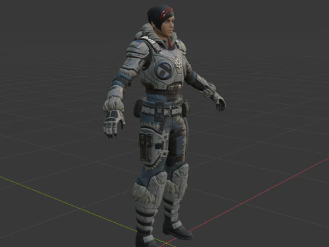 Kate Diaz - Fortnite 3D Model
