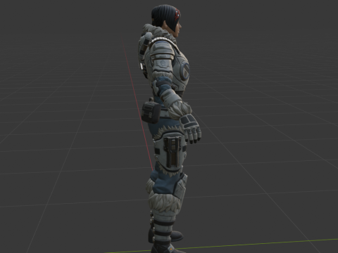 Kate Diaz - Fortnite Model 3D