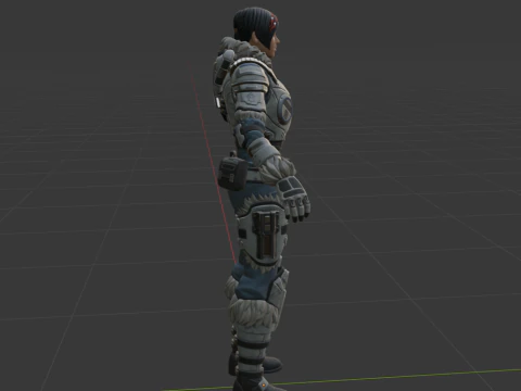 Kate Diaz - Fortnite 3D Model