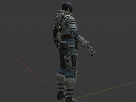 Kate Diaz - Fortnite Model 3D