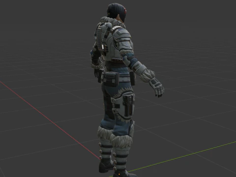 Kate Diaz - Fortnite 3D Model