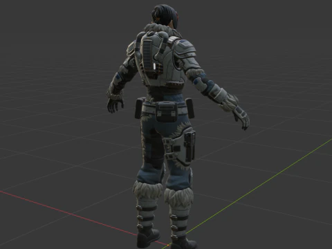 Kate Diaz - Fortnite 3D Model