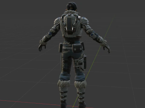Kate Diaz - Fortnite 3D Model