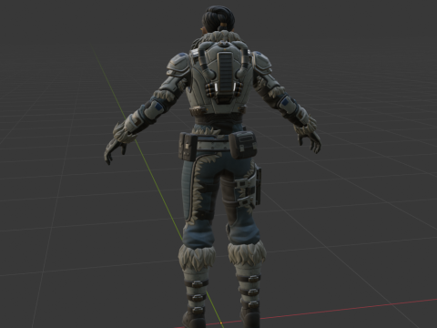 Kate Diaz - Fortnite Model 3D